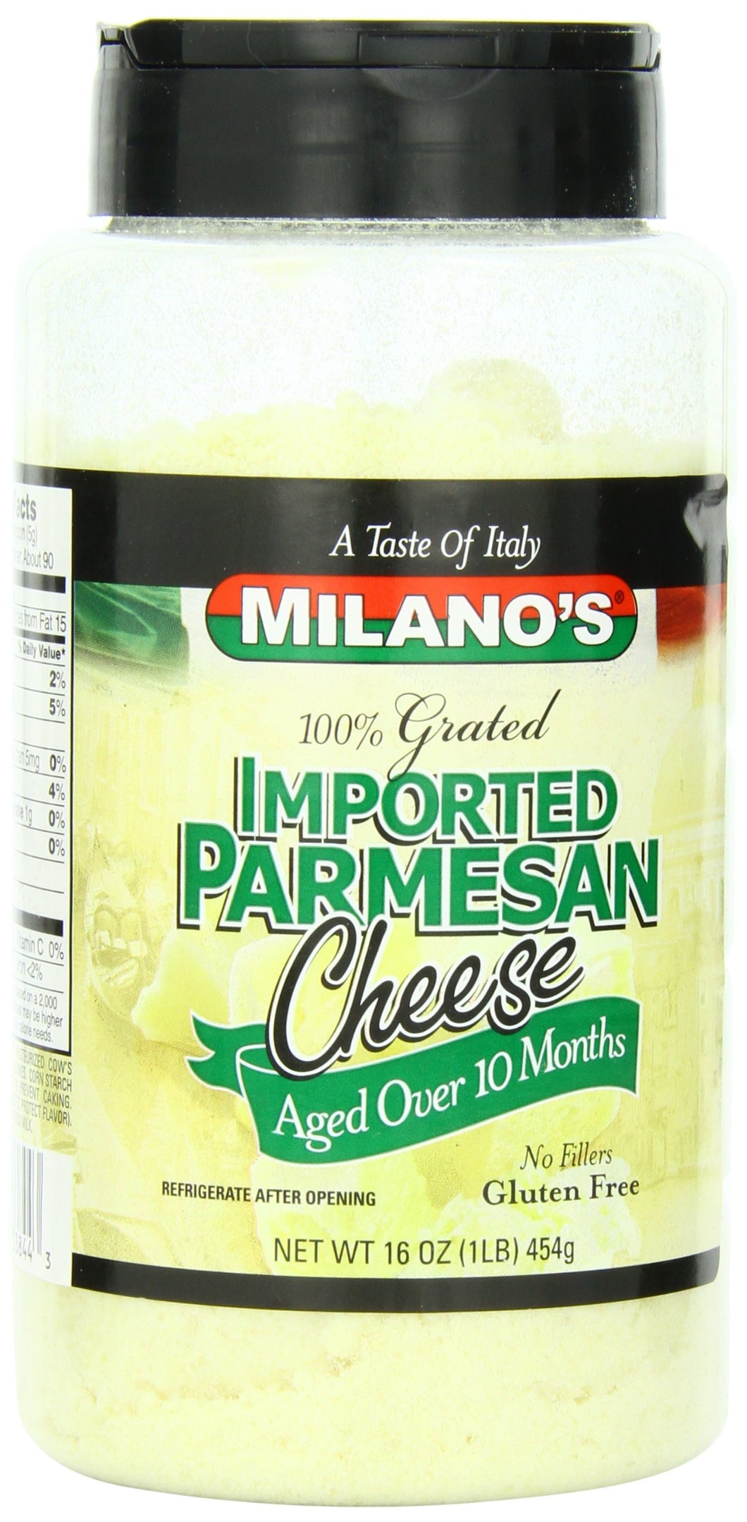 Milano’s Imported  Parmesan Cheese, 16oz